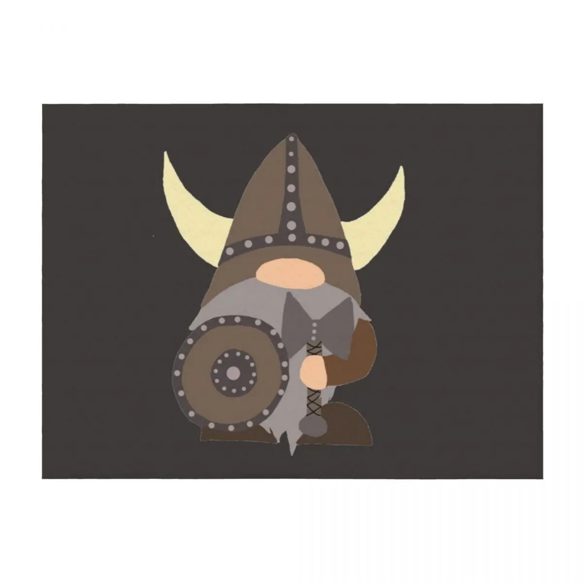 

Viking Warrior Gnome Throw Blanket Plush anime Bed covers Sofa Blankets