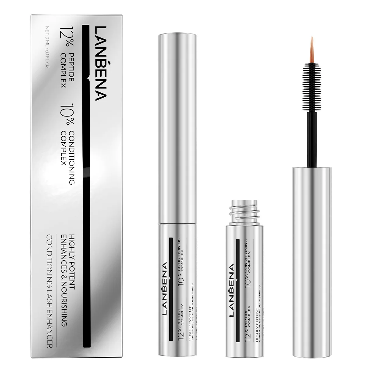 LANBENA Wimpernverstärkendes Wimpernserum, Wimpern für Wachstumsflüssigkeit