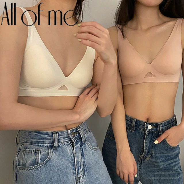 Biustonosz bez fiszbin biustonosze Push Up Bralette seksowne biustonosze bezszwowe dla kobiet bielizna damska kobieta jedwabista bielizna intymna bielizna nocna