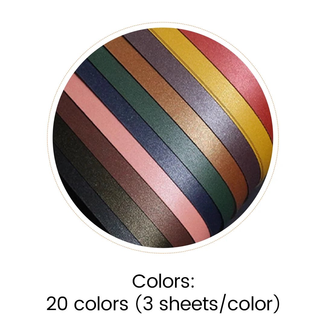 60 Sheets A4 Mixed‑Color Laser Transfer Card Paper Laser Marking Material for CO2 Laser Engraver DIY Craft Decor Supplies for Ceramic Acrylic Tile