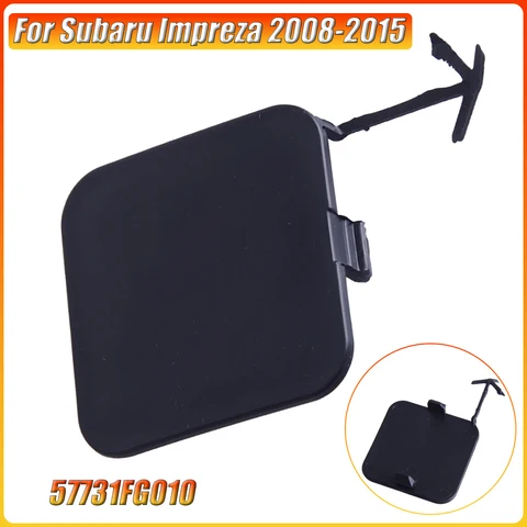 Заглушка буксировочного крюка заднего бампера для Subaru Impreza 2008-2015, черная, пластиковая, 57731FG010