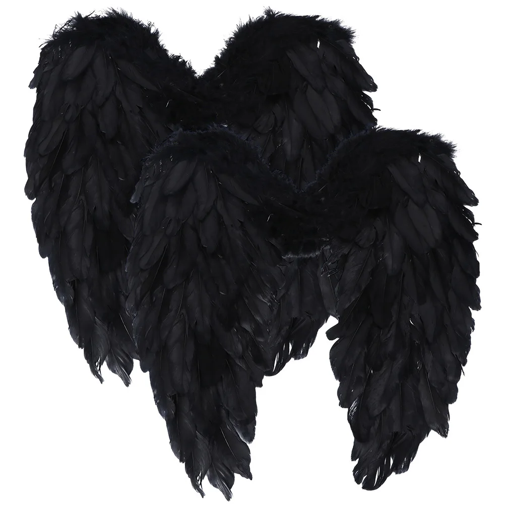 2 pezzi grande costume da angelo ali ali puntello per le donne leggero cosplay festa carnevale accessorio in maschera