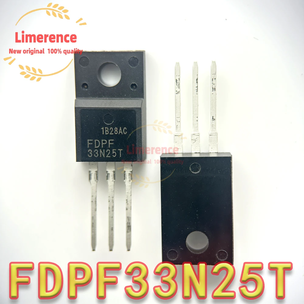 5PCS FDPF33N25T 33N25T 250V 33A TO-220F 