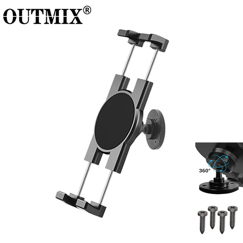 360 Degree Rotation Tablet Stand Holder for iPad 4.7 to 16inch Wall Mounted Universal Bracket Aluminum Holder for Home Office
