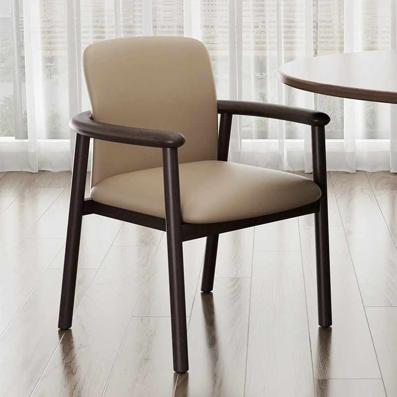 

Nordic Solid Wood Chair Dining Home Modern Simple Restaurant Designer Chair Medieval Restaurant Single Sedia Da Pranzo Furniture