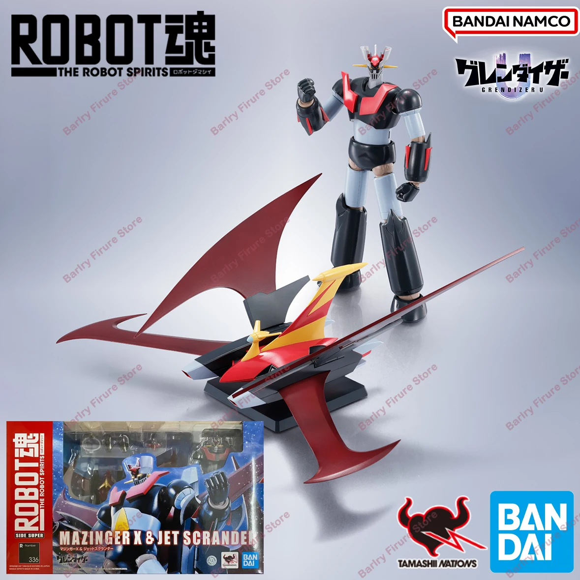 

Original Genuine Boxed Model BANDAI THE ROBOT SPIRITS Grendizer U 15cm Mazinger X & Jet Scrander Anime Figure Action Figure Toys