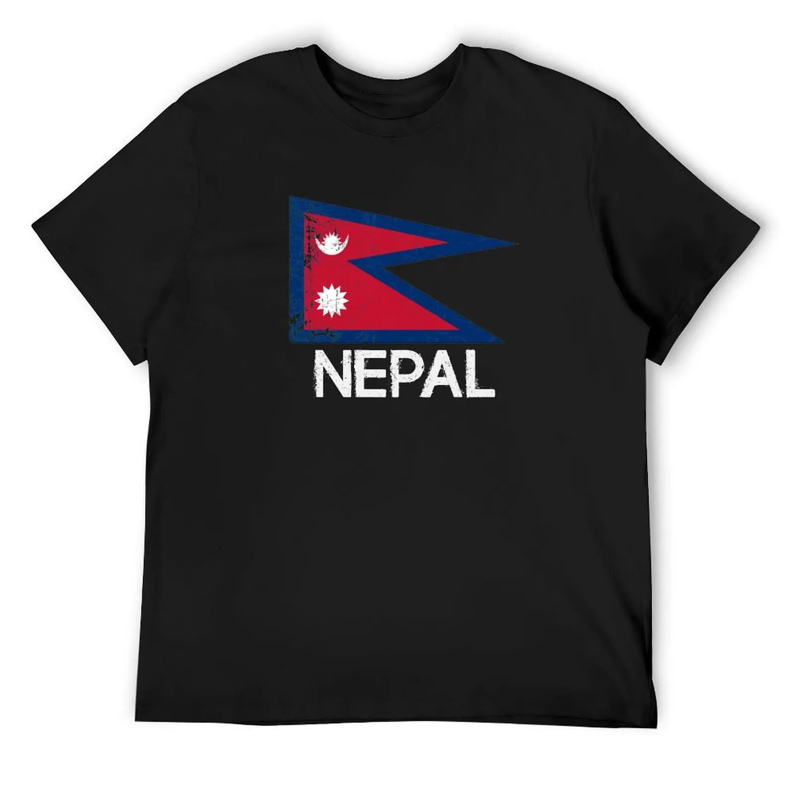 Nepalese Nepali Flag Design | Vintage Made In Nepal Gift T-Shirt tops essential t shirt vintage mens t shirts top quality