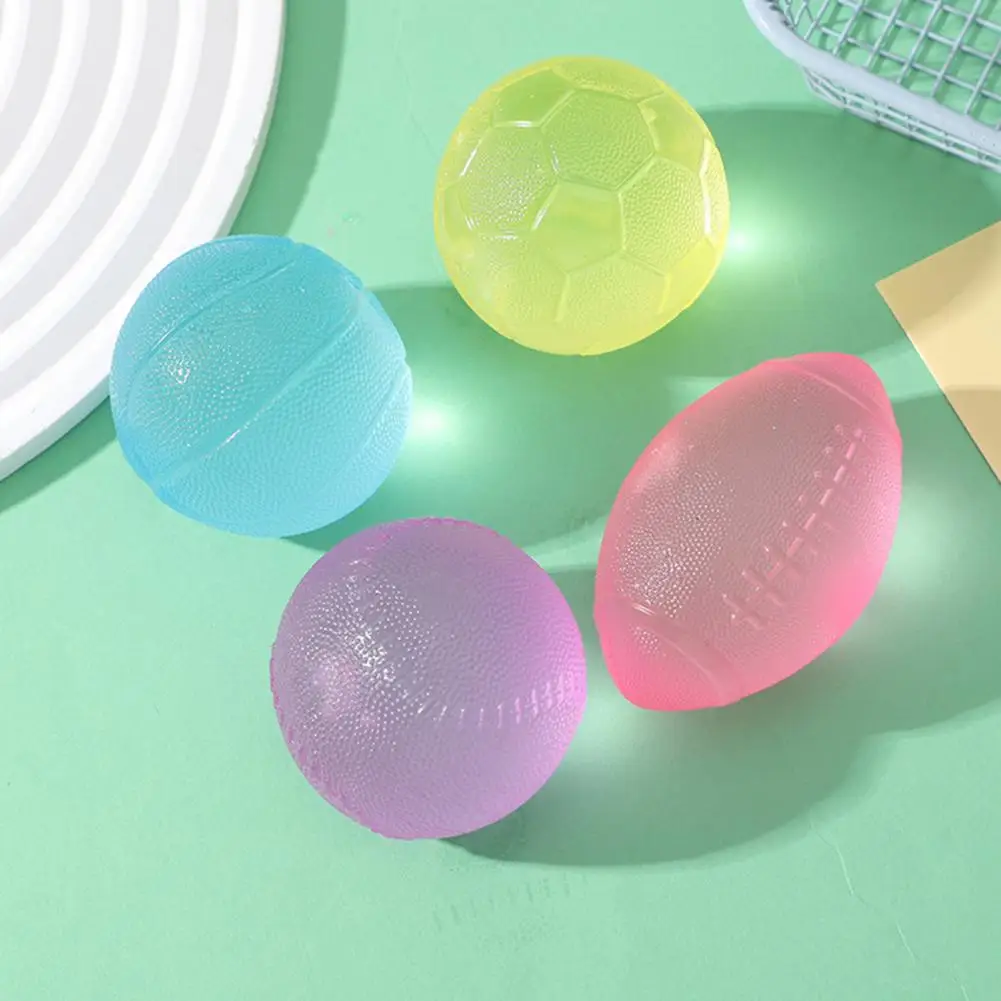 Stress Relief Basketball Toy Sports Ball Stress Relief Toy Mini Basketball Baseball Football Fidget Decompression Squeeze Ball