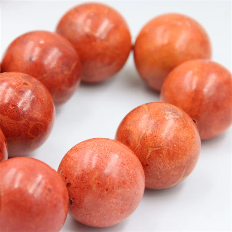 27MM Bigger Cylinder Natural Material Sea Coral Beads Charm For Jewelry Making DIY Necklaces  Pendant Accessories Gifts