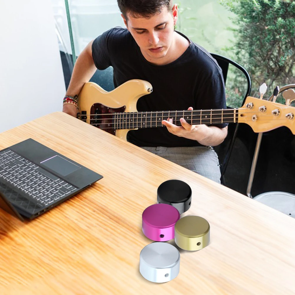 4 قطعة دواسة الغيتار توبر الملونة تأثير الغيتار Footswitch توبر القدم غطاء مسمار دواسة توبر لدواسة تأثير الغيتار #2