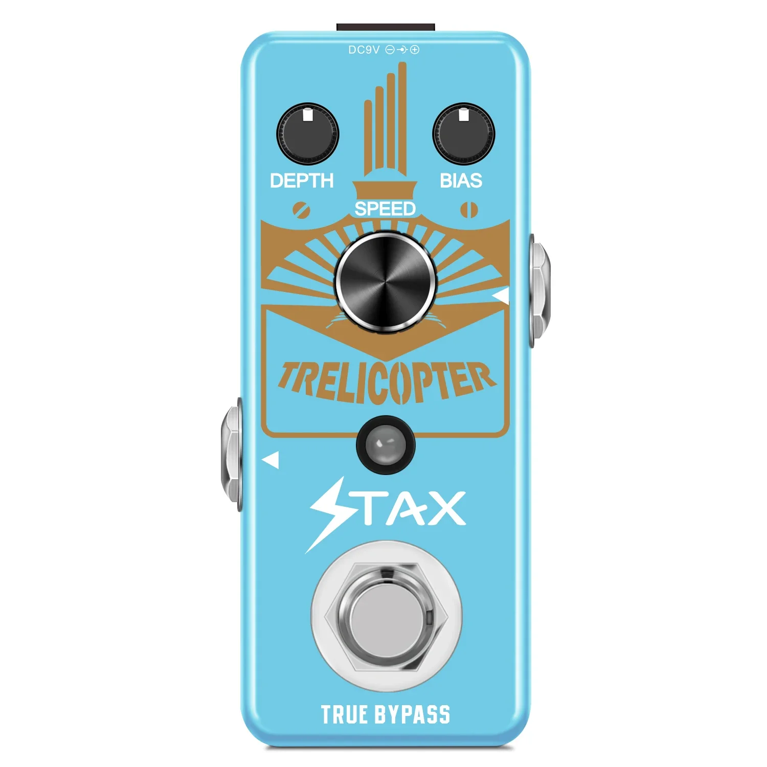 

Stax Guitar Optical Tremolo Pedal Effects Mini Pedal Efectos Guitarra Trelicopter Photoelectric Bass Effect pedal True Bypass