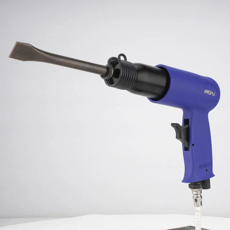 

Air Hammer 250mm Professional Handheld Pistol Pneumatic Shovels Small Rust Remover Pneumatic Tools with 4 Chisels