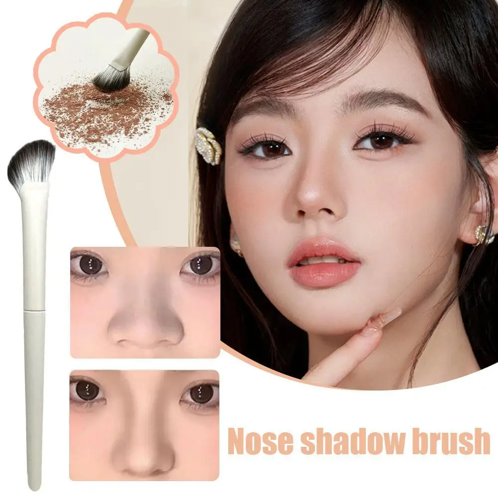 Nasen schatten pinsel abgewinkelte Kontur Make-up Pinsel Augen Make-up kosmetische Werkzeuge Mischung Concealer Pinsel Silhouette Lidschatten nos g4t1