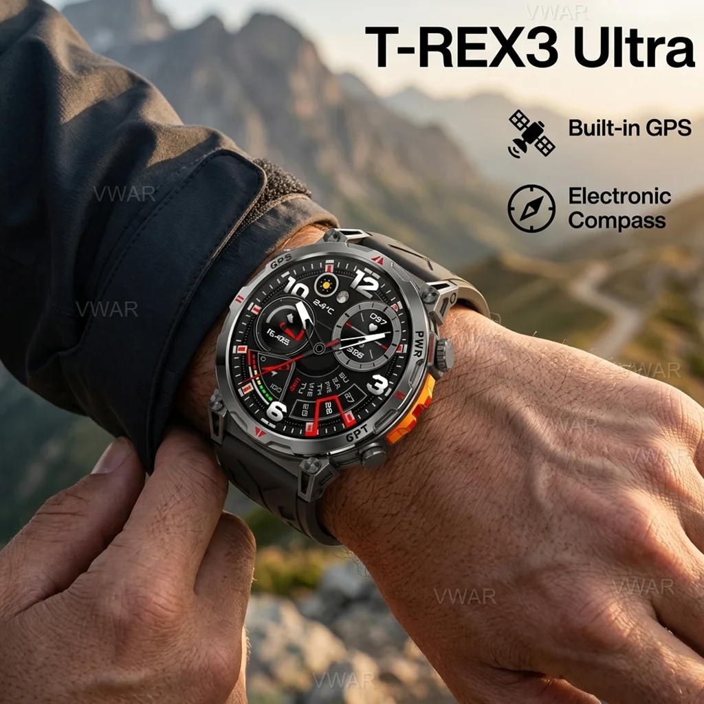 Watch Vs Smartwatch - New T-Rex3 Ultra Outdoor Sports Smart