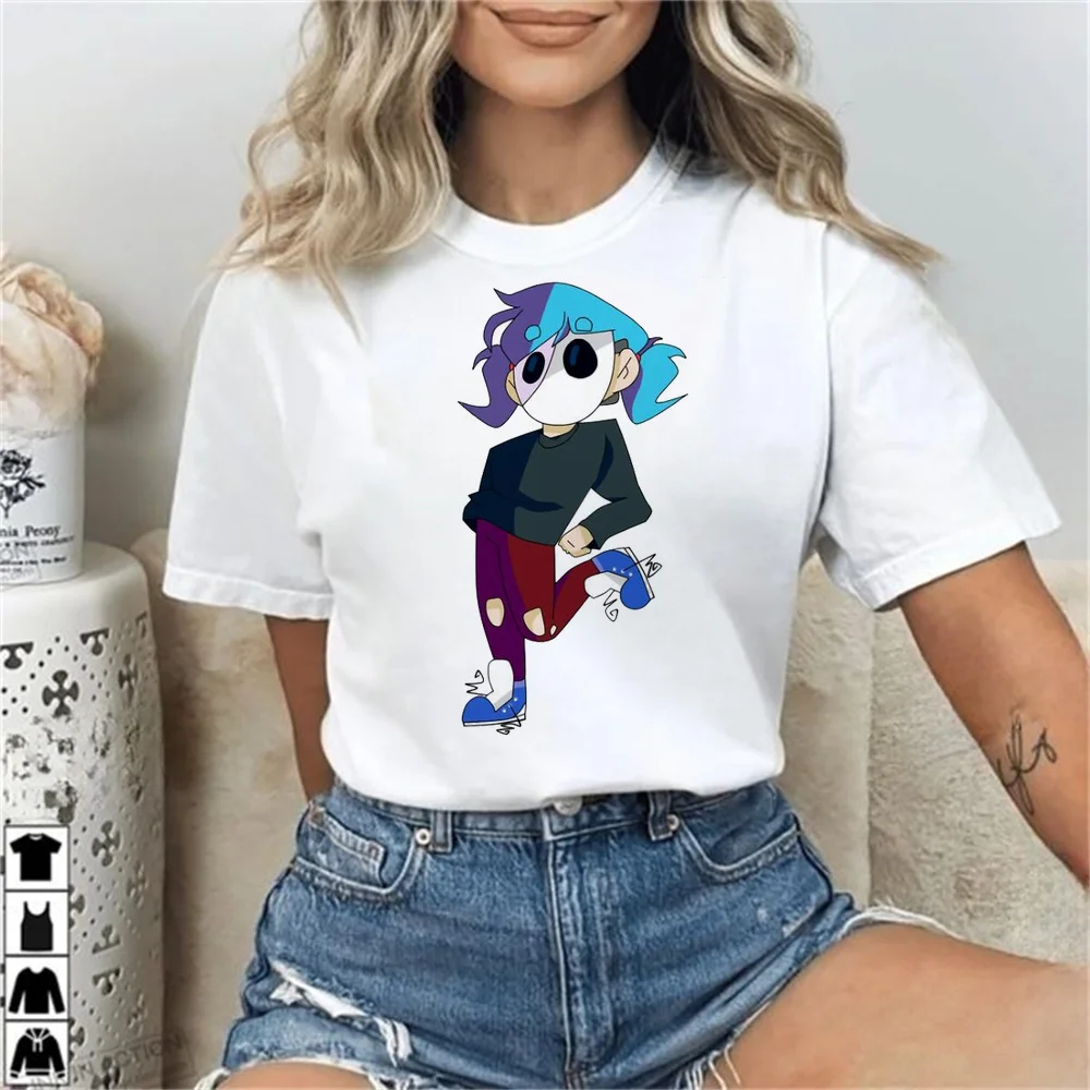 Sally Face tshirt female jojifuku manga dollette cutecore aesthetic t shirt aesthetic dollette cute y2k
