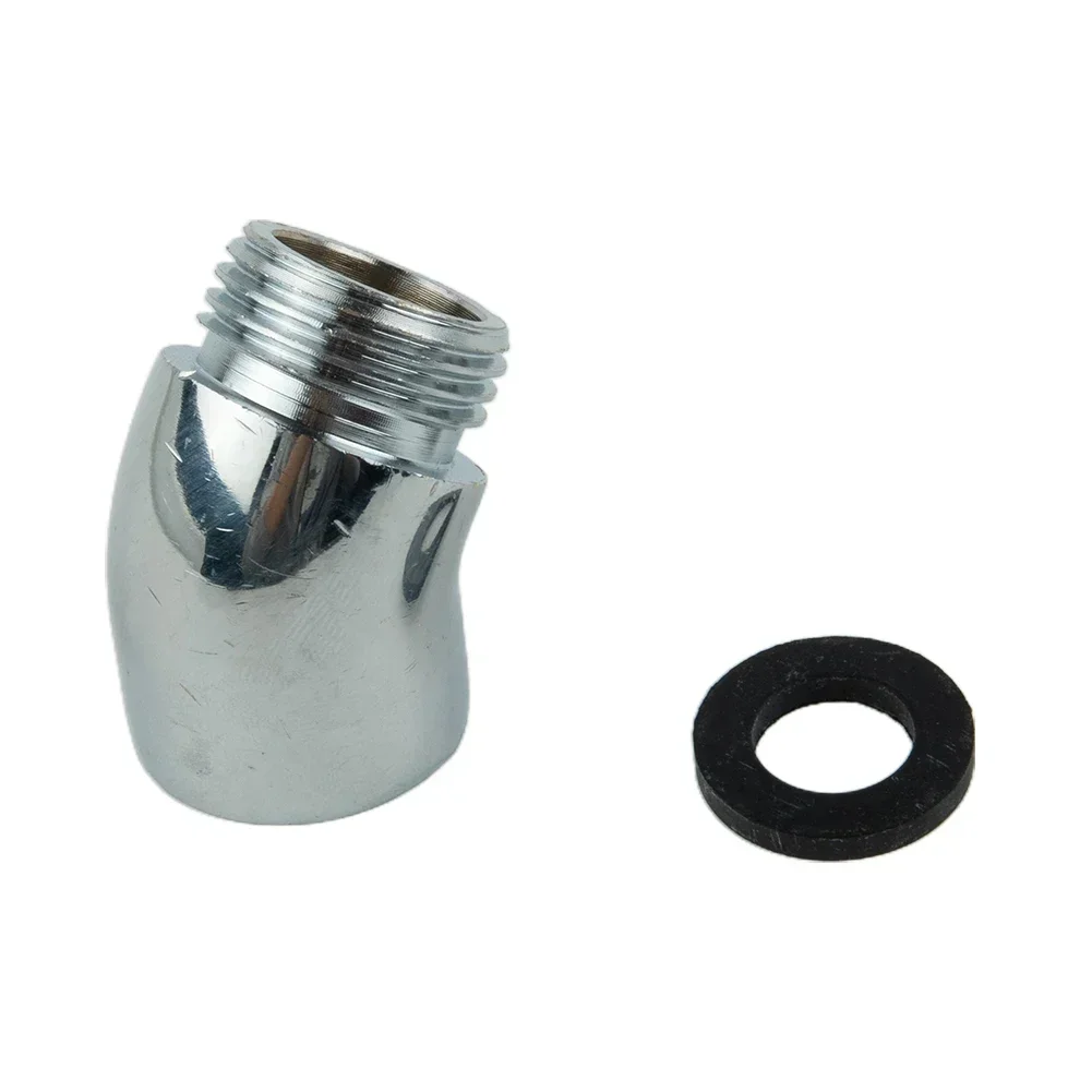 Brass Extender Shower Elbow Replacement 145 Degree Bathroom Chrome Corrosion Resistant G 1/2 Connections Brand New