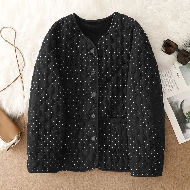 

Lightweight Korean Sle Diamond id Cotton Jaet Baseball Sle Women's Faionable Winter Coat Super Cute Ball Cap