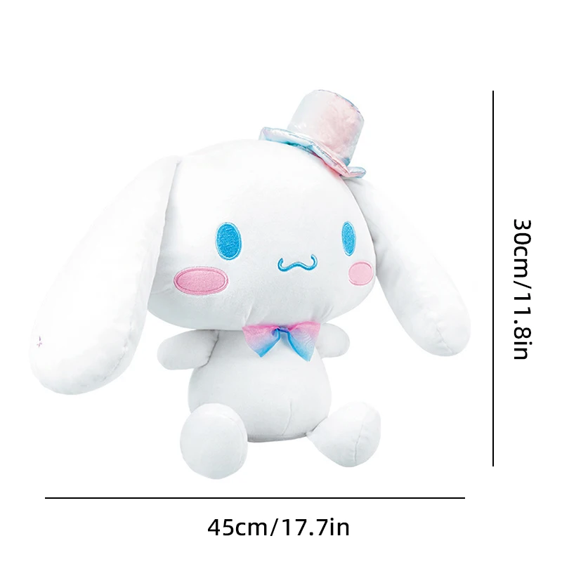 Sanrio Kawaii kolorowe Cinnamoroll Cartoon śliczne nadziewane zabawki Plushier miękka poduszka prezent urodzinowy pluszowe lalki prezent dla