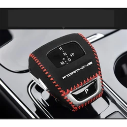For DMF FORTHING T5 EVO 2021 2022 Leather Car gear shift lever knob handle Cover Trim Sticker Accessories Decoration