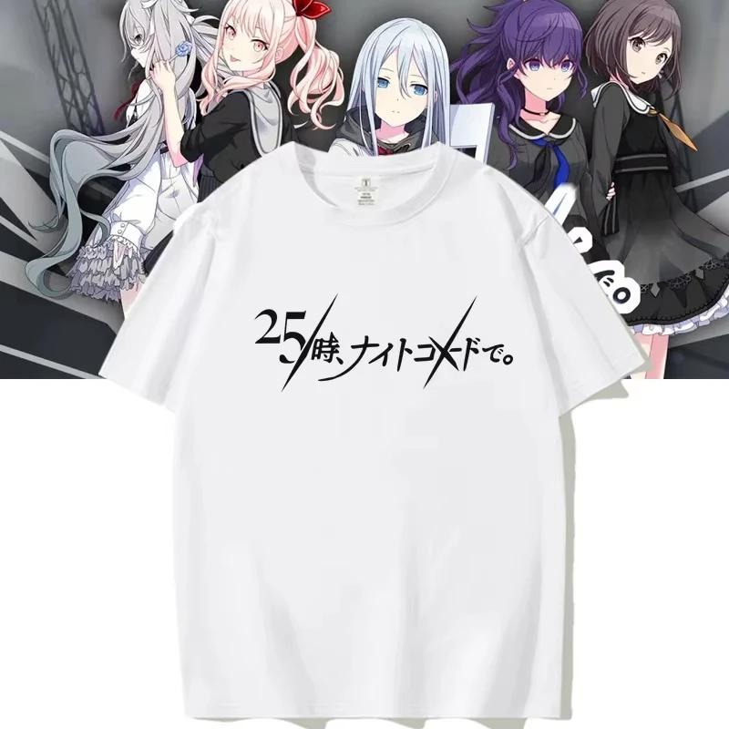Project Sekai Akiyama Mizuki Asahina Mafuyu Yoisaki Kanade Shinonome Ena 25 Nightcord T-shirt Shirt Short Sleeves Clothes Tees
