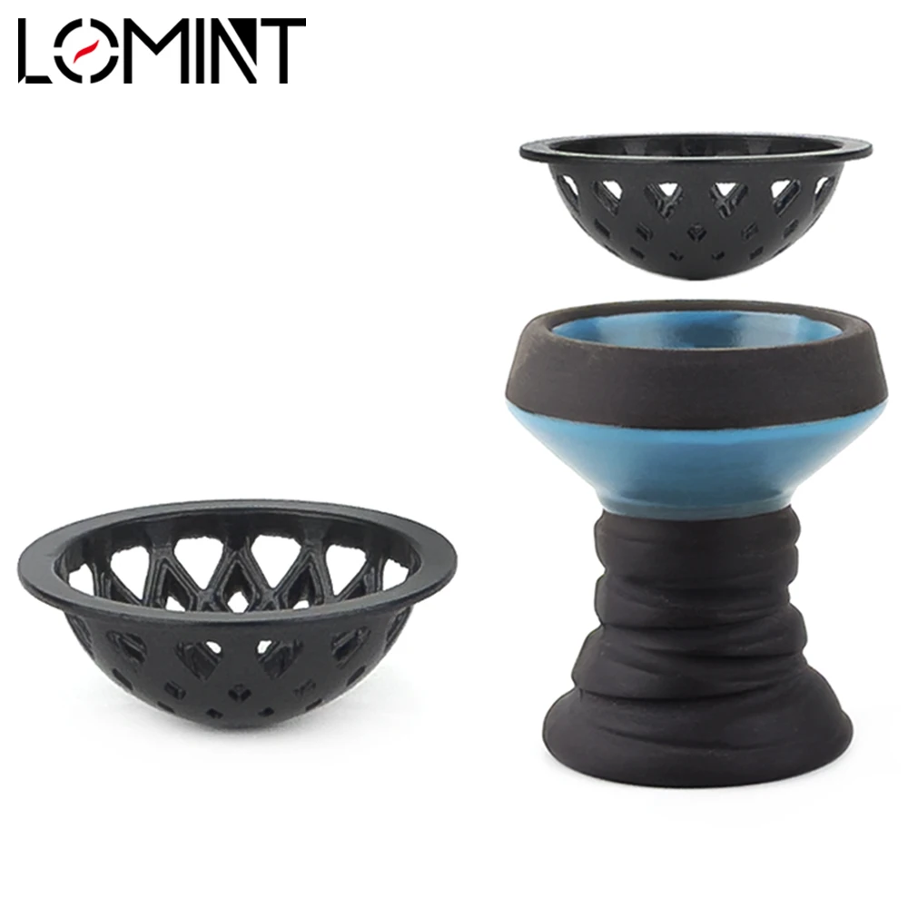 LOMINT Hookah Metal Filter Screens Non-stick Cooking Process Tobacco Flavour Holder Shisha bowl Chicha Narguile DIY Accessories