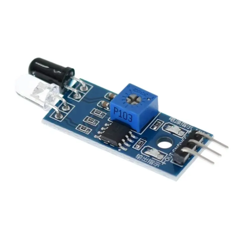 Infrared obstacle avoidance sensor module intelligent robot obstacle avoidance car black and white line tracking recognition dis