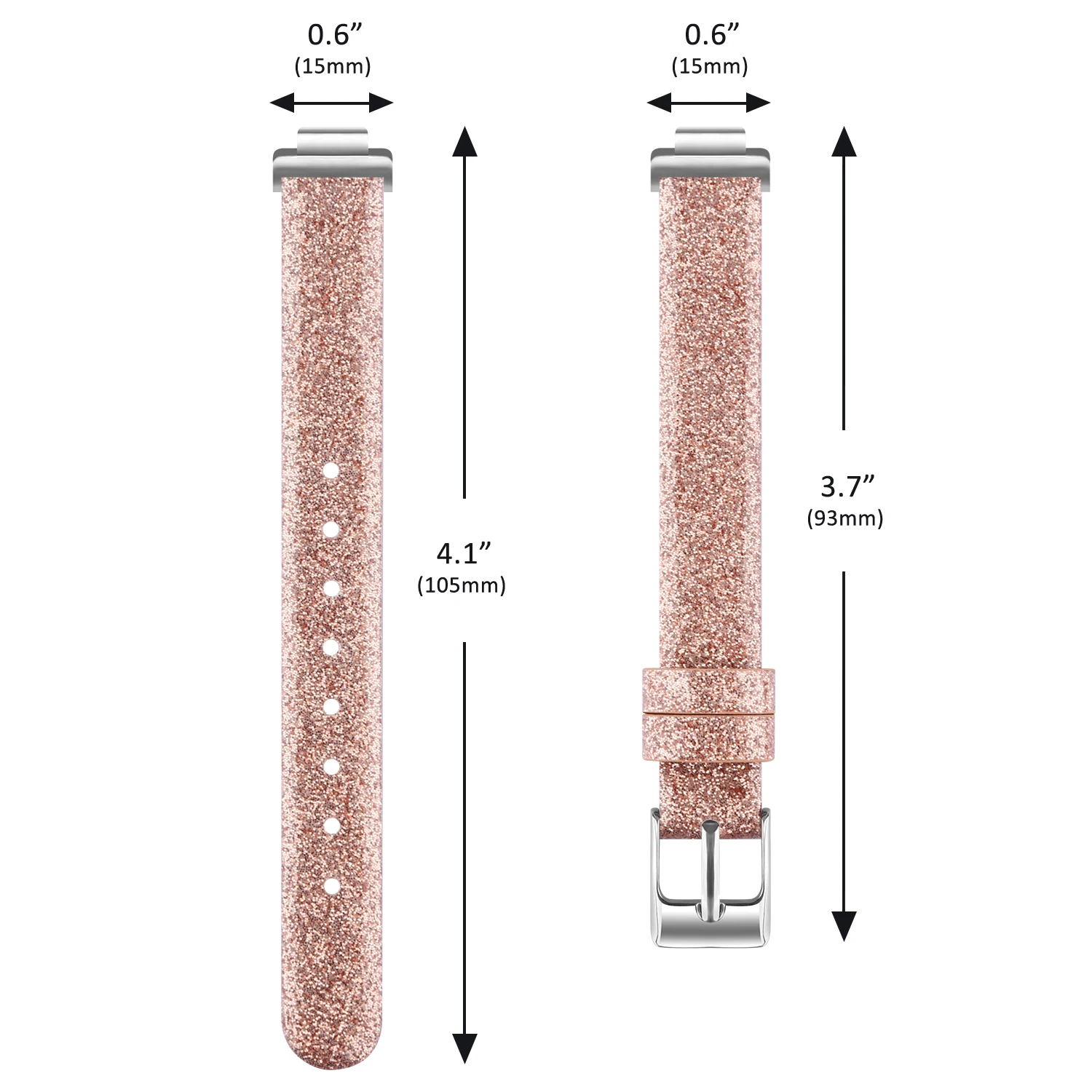 Leather Strap for Fitbit Inspire HR Band Bracelet Replacement Leather Smartwatch Band Wriststrap for Fitbit Inspire HR Watchband