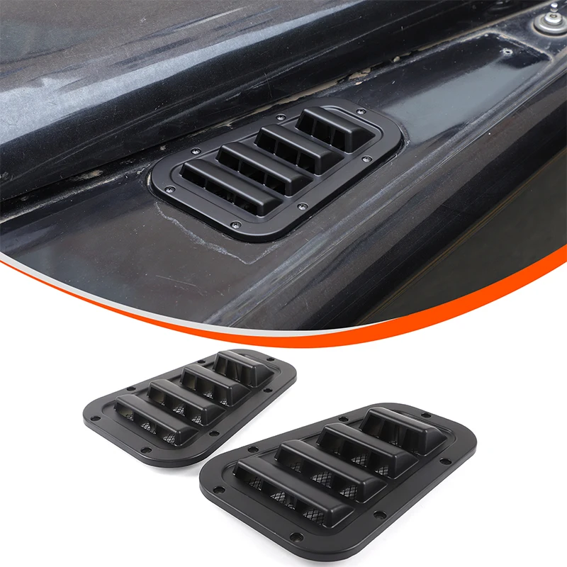 

Для Land Rover Defender 90 110 130 2004-2018 модификация внешней части автомобиля, выпускной элемент капота из АБС-пластика/металла, доступны в нескольких цветах