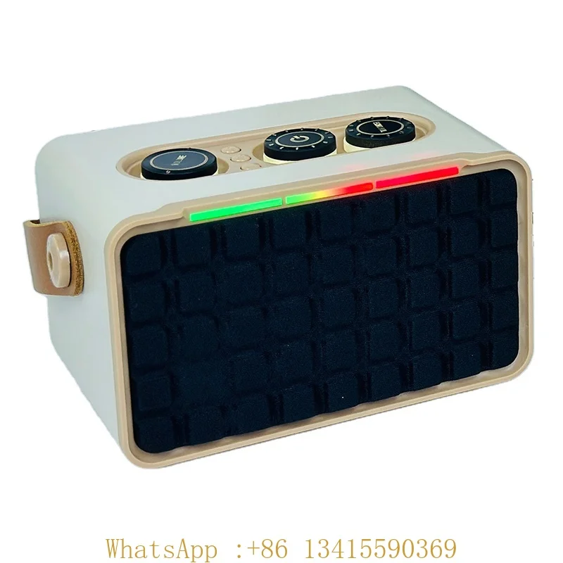 

2024 New Factory Direct Sale Karaoke 1200 MAhSpeakers Outdoor RGB Portable Party Speakers BT/USB/FM/AUX/TWS/LED