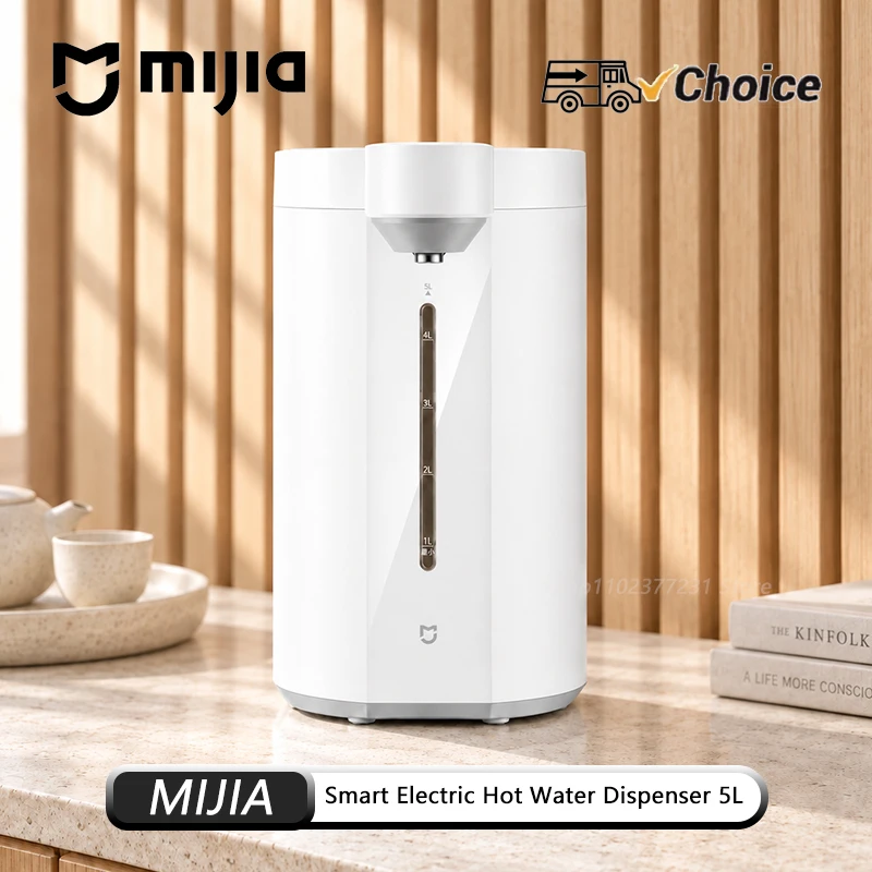 Original MIJIA Smart Electric Hot Water Dispenser 5L High Borosilicate Glass Liner 1600W Boil Keep Warm Mi Home App WiFi 220V CN