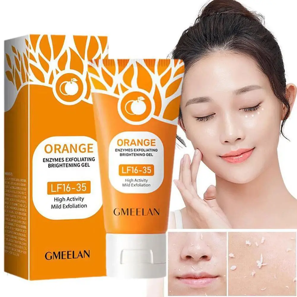 Orange Exfoliating Scrub Improve Dull Skin Caused By Excessive Keratin Facial Gel Improve Skin Issues Exfoliating Scrub Skincare