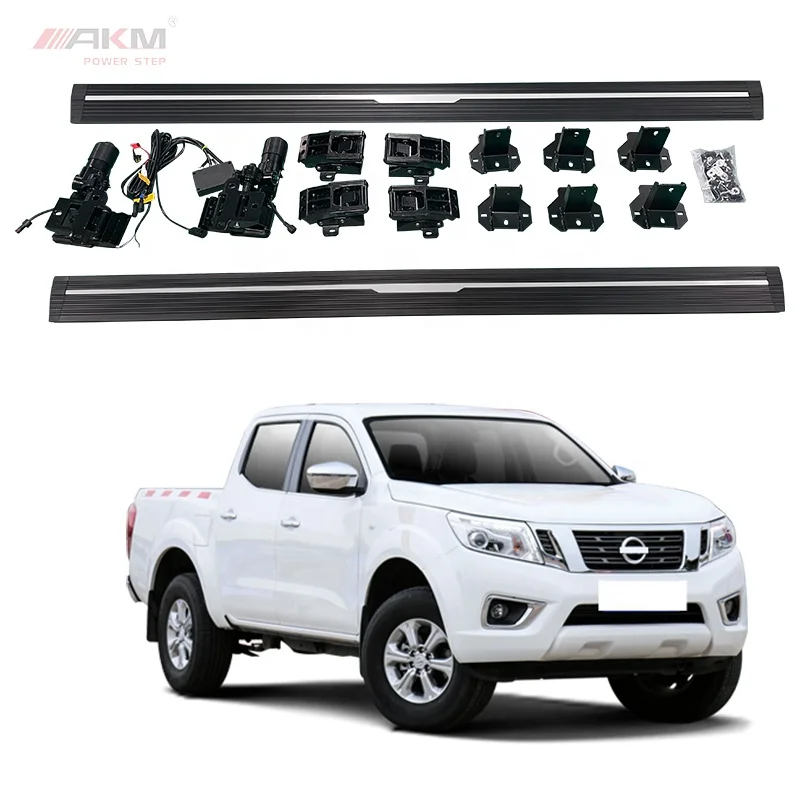 Wholesale Aluminum Alloy Pickup Electric Side Step Waterproof Truck Power Running Board For NISSAN NAVARA NP300 2015-2023 2023