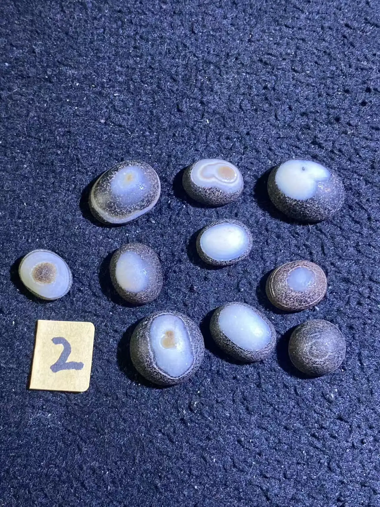 10pcslot Rare Special Natural Agate Sheep Board Beads Small Size Eye Pattern DIY Bracelets and Necklaces Loose Beads Wholesale
