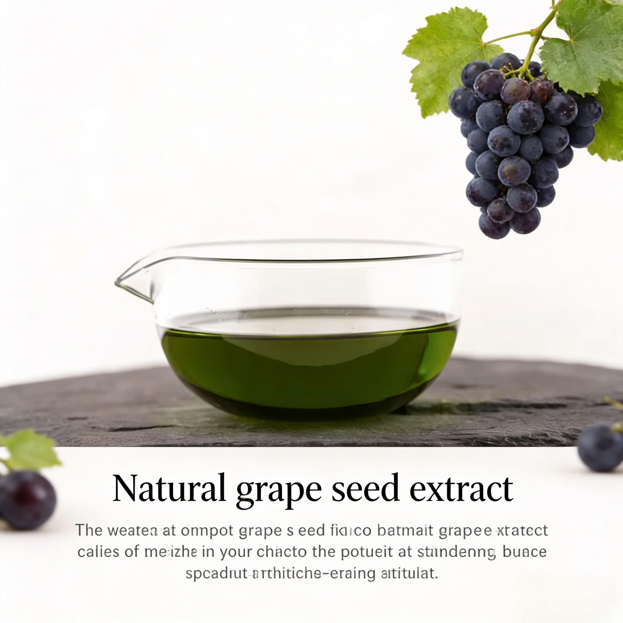 Cold Pressed Virgin Grape Seed Oil - Multi-Purpose Carrier Oil for Face Body Hair Massage & Home Aromatherapy