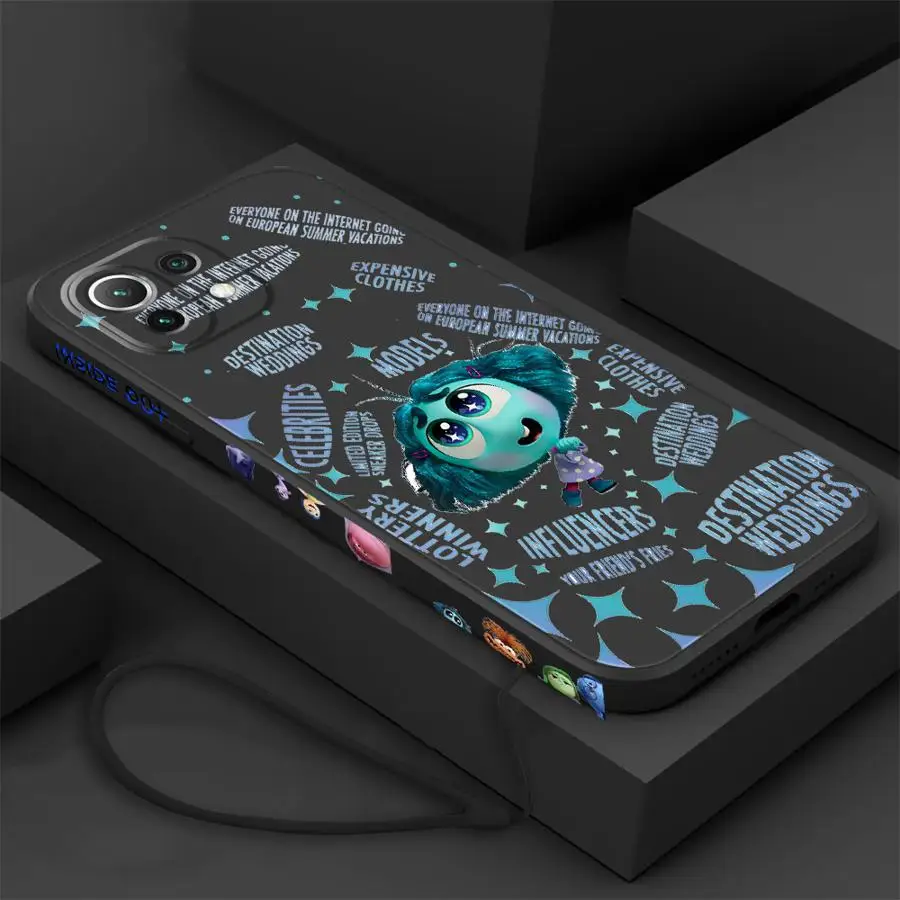 Inside Out 2 Phone Case for Xiaomi Mi 11 Lite12T  10T 11T Pro 13 pro Poco X3 Pro F4 F5 X4 X5 Pro X3 nfc Soft TPU