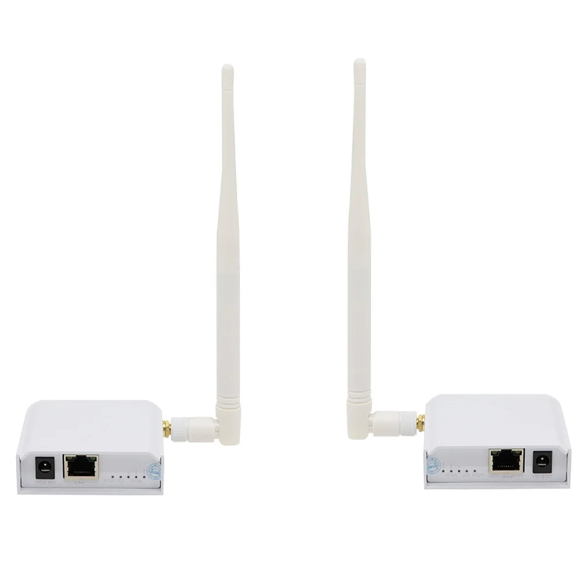 NEW Wireless Bridge Point-to-Point Long Range Wireless Access with High-Gain Antenna, 2.4G WiFi Bridge Repeater US Plug