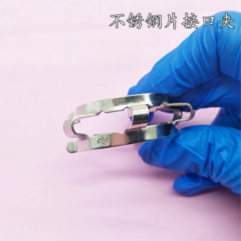 1/5/10pcs 10/12/14/19/24/29/34/40/45# Plastic alkali stainless steel interface Keck Clamp Glass Ground Joint