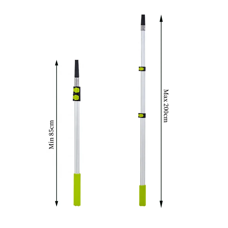 

Lightweight 2m/78.74in Extendable Aluminum Alloy Pole Multi-Function Metal Tool For Cleaning And Decoration