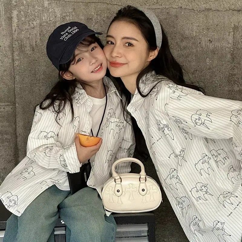 

Комплект одежды из двух предметов для семьи, корейский топ и шорты для отца, мамы, сына, дочки, детей