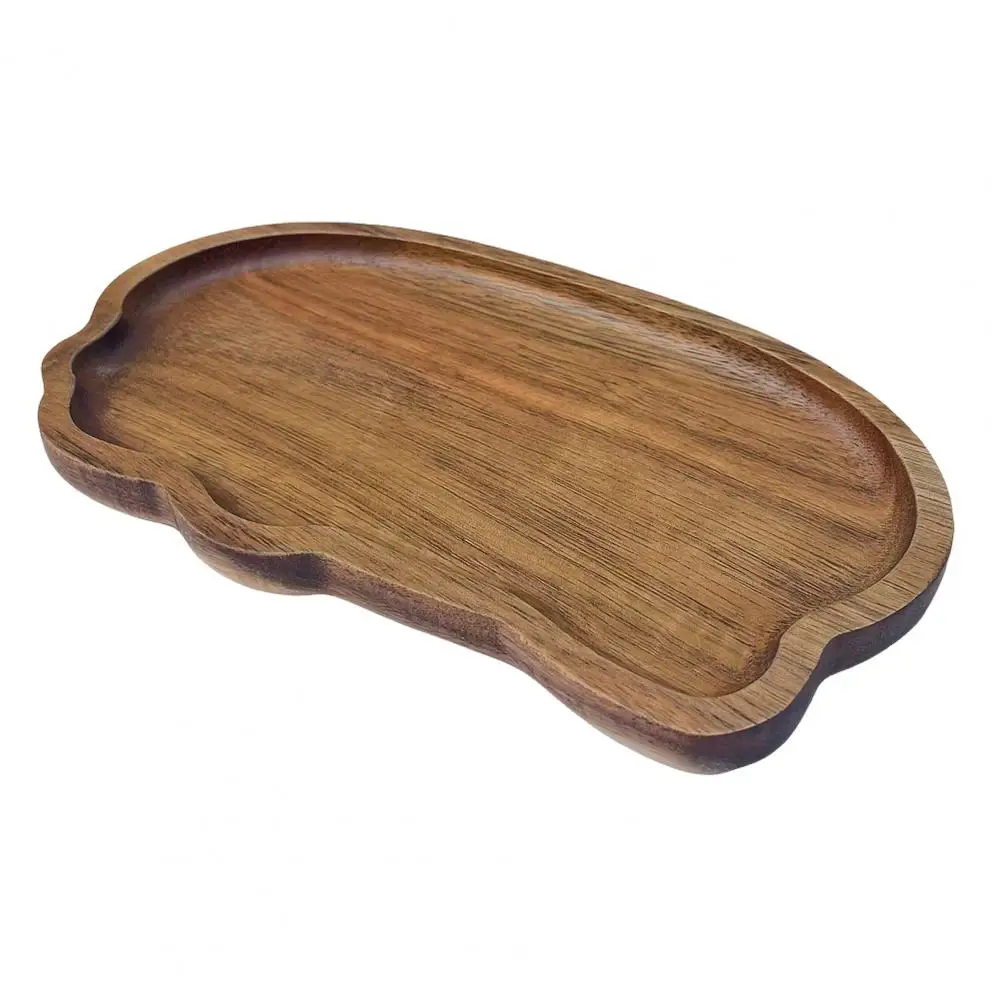 Appetizer Platter Japanese Style Wooden Serving Tray Cheese Charcuterie Board Coffee Dessert Platter for Snacks Fruits Cakes