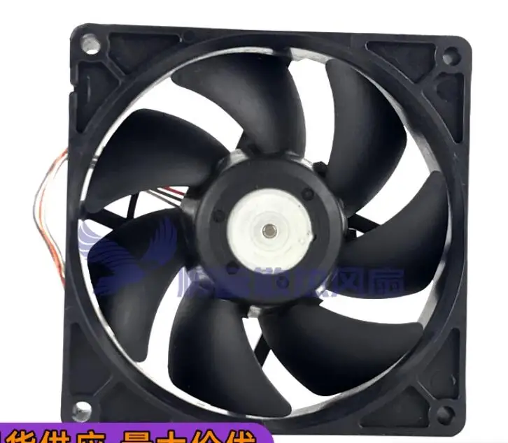 Nidec U92T24MUA7-53J251 DC 24V 0.14A 90x90x25mm 3-Wire Server Cooling Fan