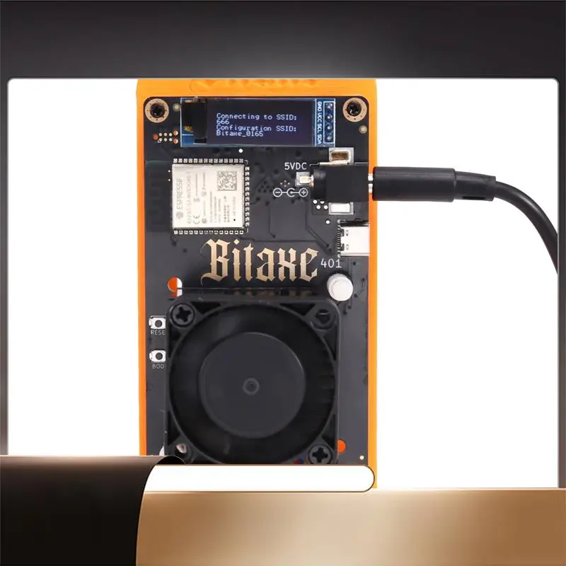 

X64A-Bitaxesupra 401 Solo Miner Bitaxe 700-800Gh/S 13W BM1368 ASIC Chip From Antminer S21 Bitcoin Miner With Stand