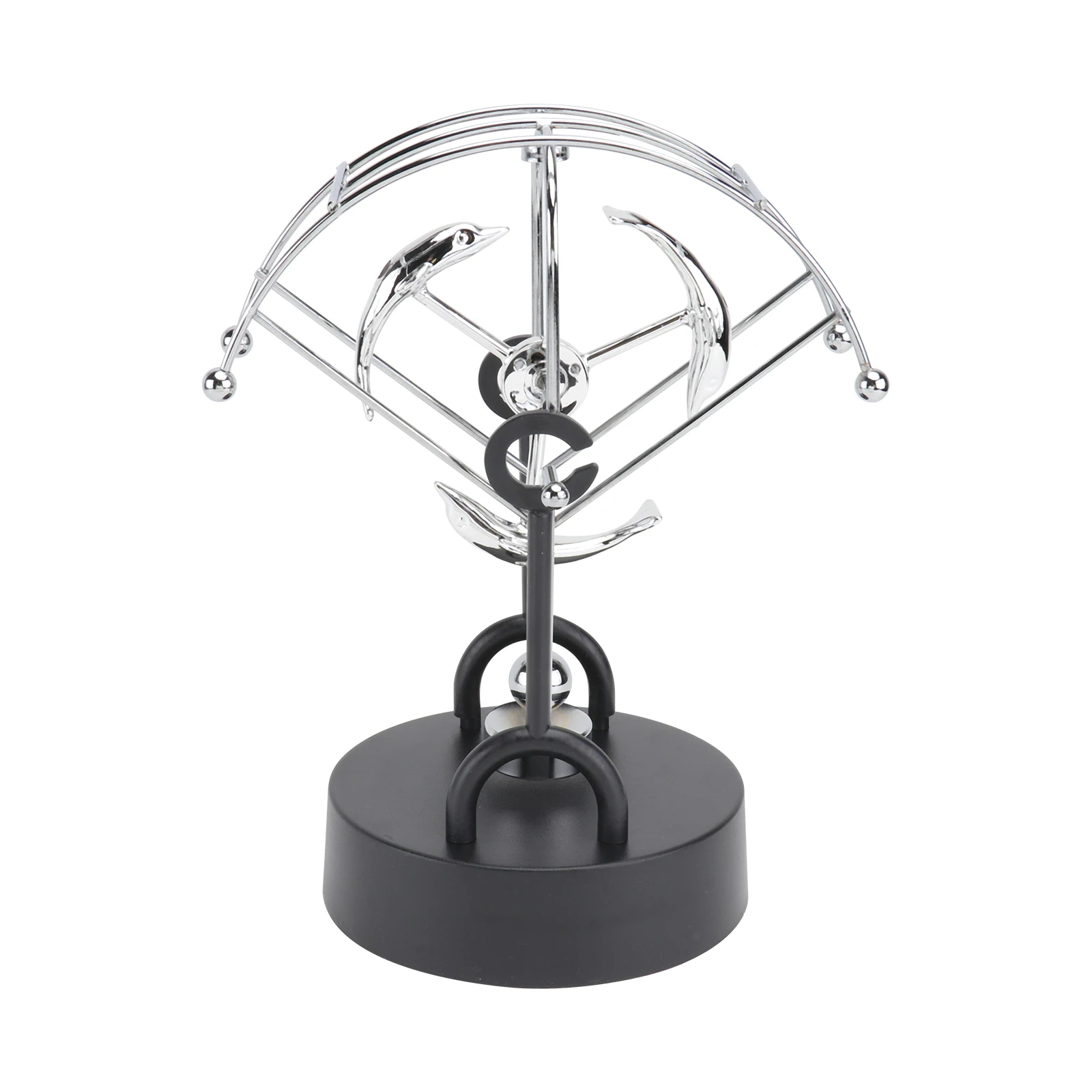 

1pc Electronic Perpetual Motion High Quality Desktop Science Ornament Office Decoration Desktop Gift For Friends