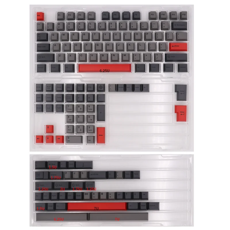 Dolch Dye-Sublimated PBT Keycap Full Set for Mechanical Keyboard Custom GH60 TKL 104 108 Key