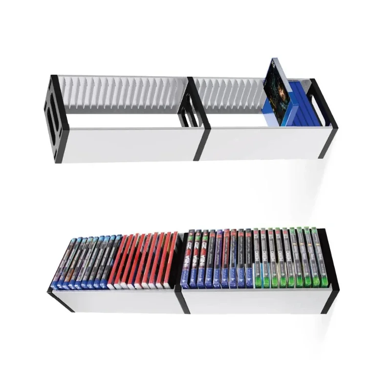 b-m-dobe-ps5ゲームカードボックス用収納スタンド、ディスクラック、ブラケットホルダー、カードホルダー、tp5-0519