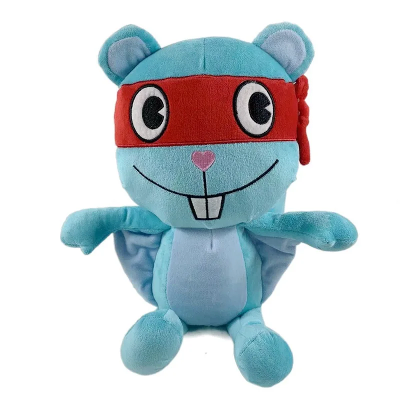 28cm Anime Happy Tree Friends Cosplay juguetes de peluche HTF Flippy Fliqpy figura de oso muñeca relleno almohada suave regalo de Navidad