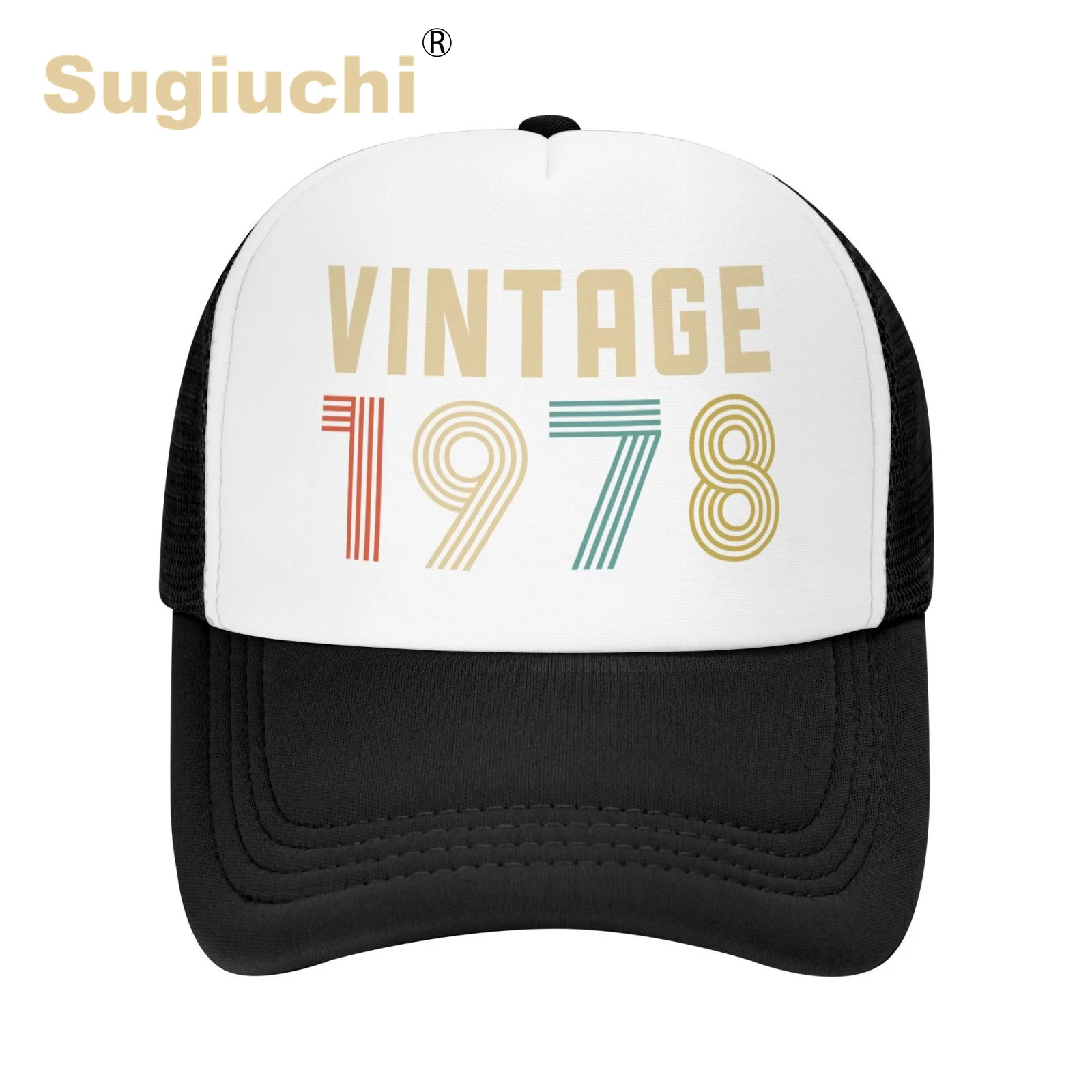 Vintage 1978 Cap 1978 Trucker Cap Hat for Men Women 1961-1995 born All the people Retro 40th Birthday Gift Baseball Caps Cool