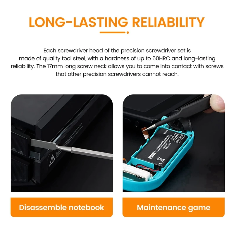 50 in 1 Precision Screwdriver Set, Electronics Tool Kit for PC Laptop RC Computer Phone Repair, Screwdriver Kit