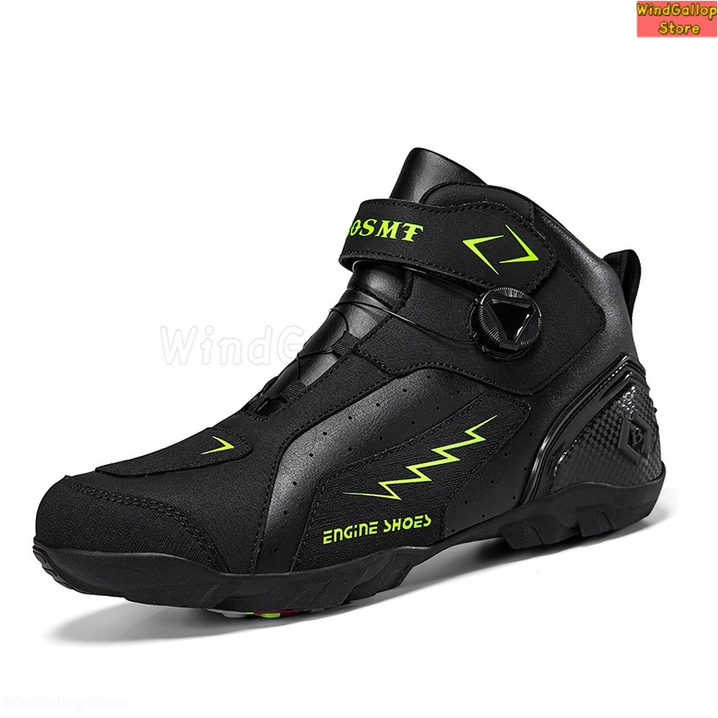 

Motorcycle riding shoes locomotive shoes men four-season board shoes locomotive boots racing short boots motorcycle equipment