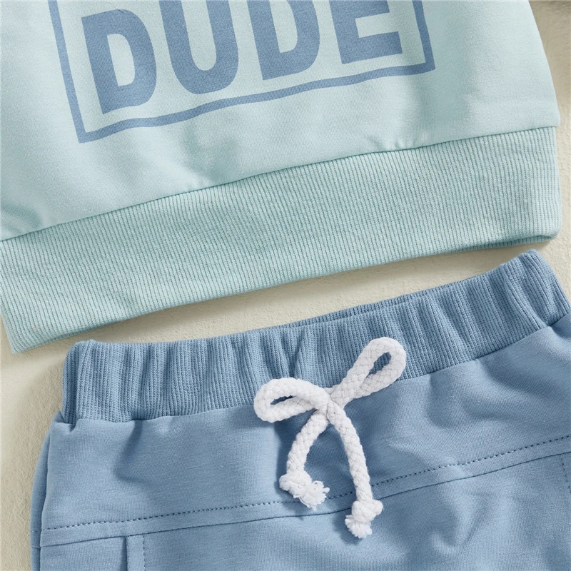 Autumn Fashion Toddler Infant Baby Boys Clothes Sets Long Sleeve O Neck Letter Print Sweatshirt Tops Drawstring Pants 2pcs